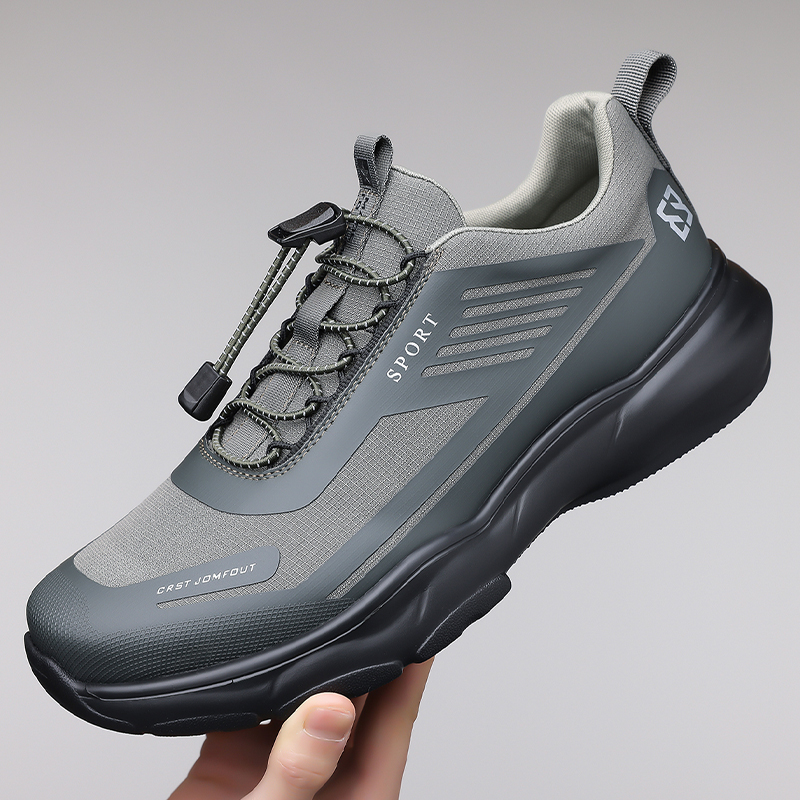 运动鞋男2025秋季新款透气男鞋网面鞋轻便舒适耐磨旅游时尚跑步鞋