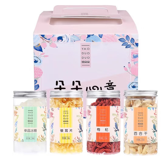 姚朵朵朵朵心意干货礼盒百合枸杞银耳羹节日送女朋友养颜伴手礼品
