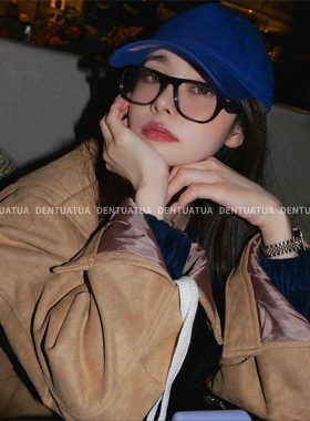 DENTUATUA 满满的情绪价值！25ss复古高级感无鼻托大框显脸小眼镜