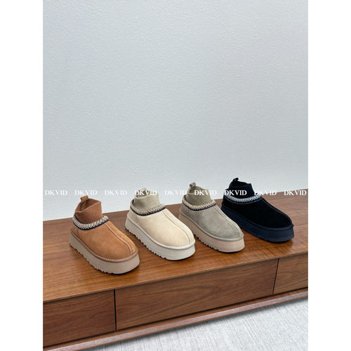 DKVID 袜筒款 11-14 民族风袜套雪地靴羊毛一体加绒厚底套筒棉鞋