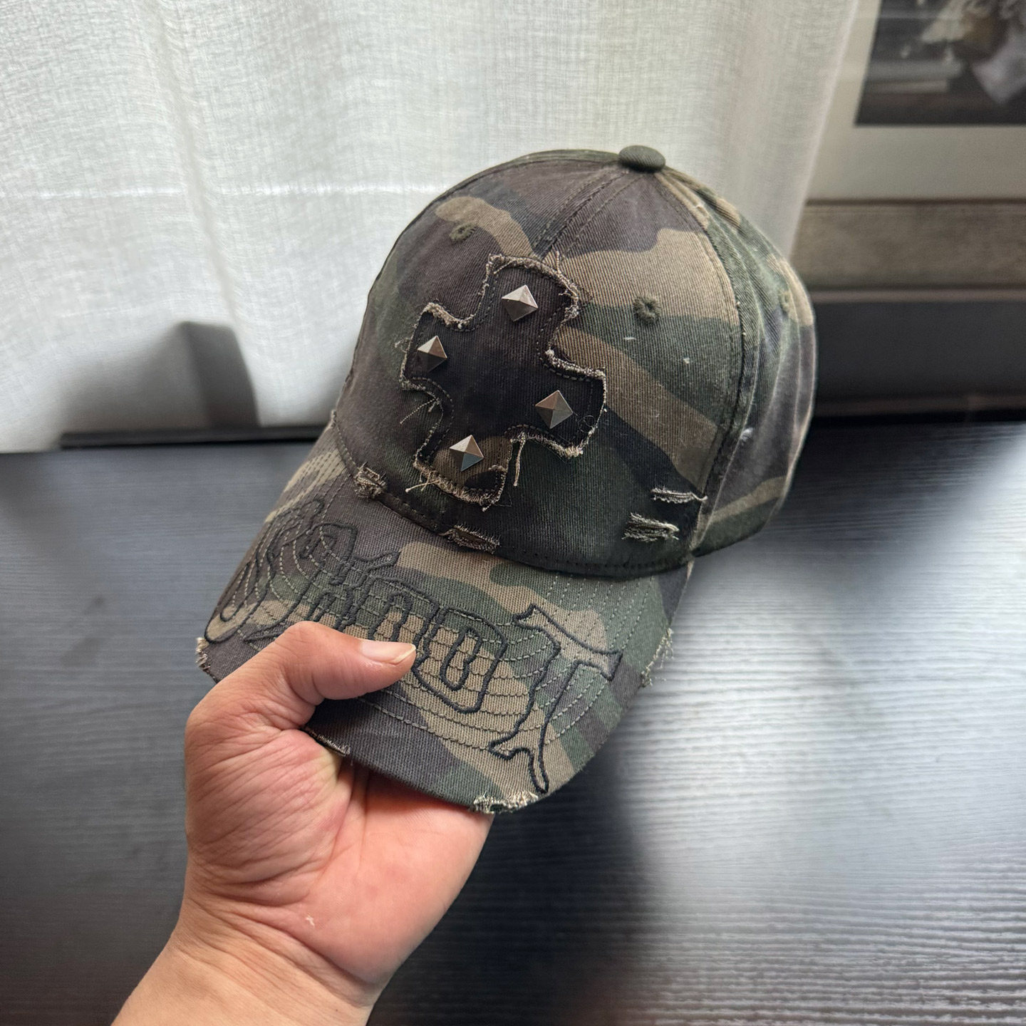 儿童棒球帽子鸭舌2025新款迷彩大男孩秋季痞帅气炸街潮酷街舞秋天