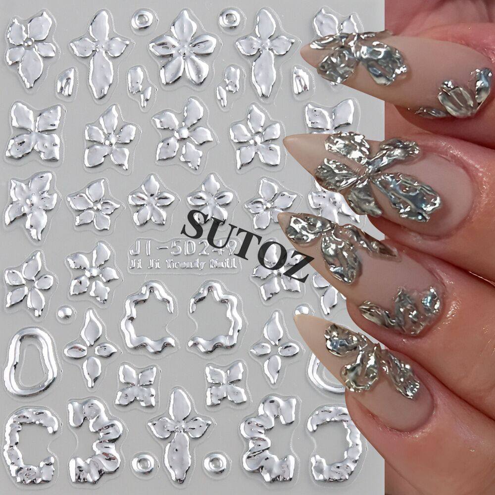 复古烫金花朵浮雕立体美甲贴纸isn镂空圆圈花瓣高级指甲DIY装饰品,彩妆/香水/美妆工具,指甲装饰,淘宝优惠券,粉丝福利购,淘宝优惠卷