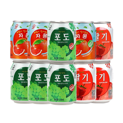 九日葡萄桃西柚果肉果汁238ml