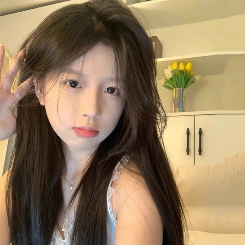 假发气质中分刘海自然逼真lolita
