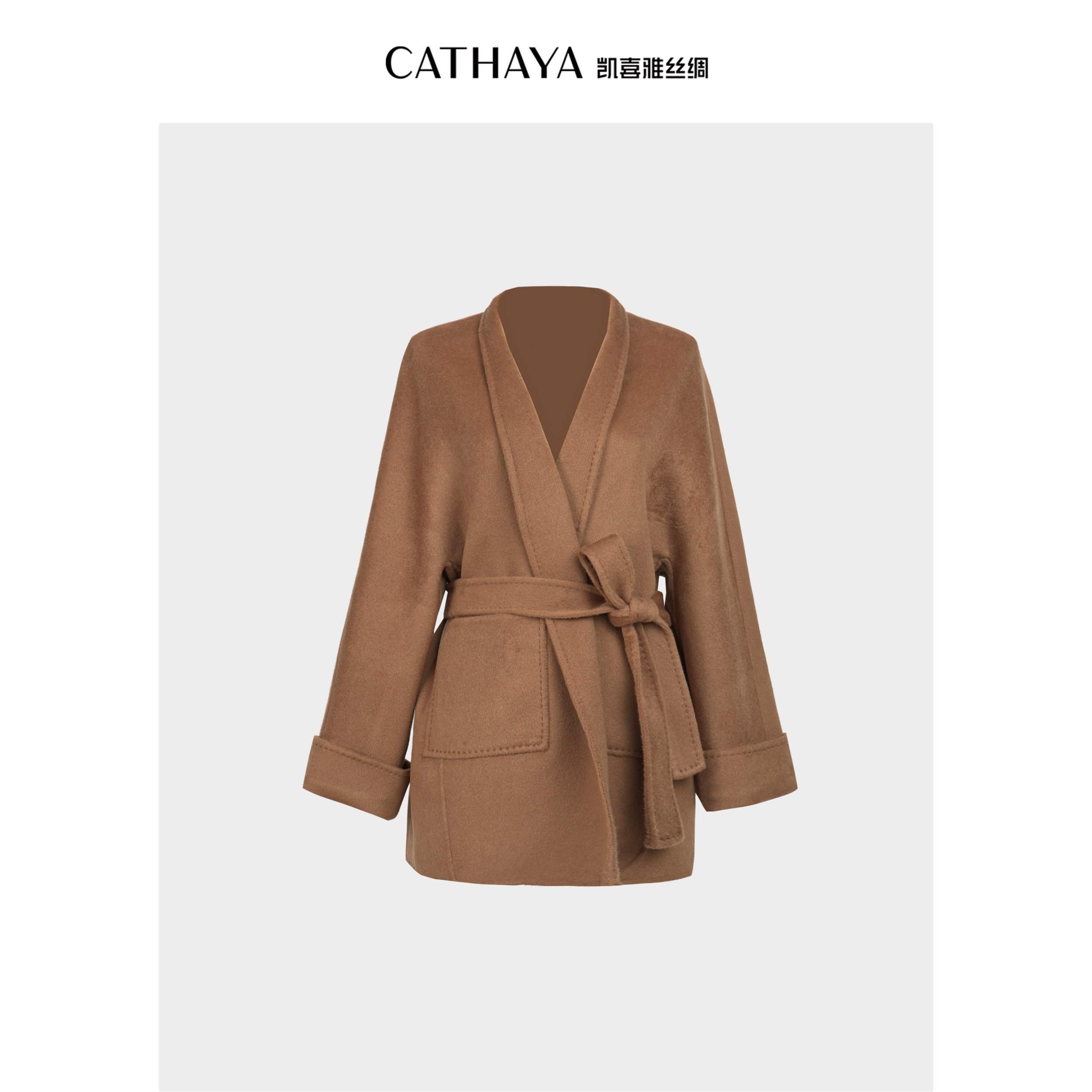 CATHAYA/凯喜雅中长款大衣WAK2FDJM734