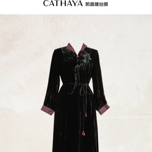 连衣裙 长袖 SIK2FLJM647 凯喜雅 CATHAYA