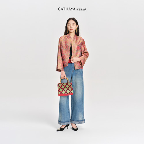 CATHAYA/凯喜雅小立领外套FLK2FWJN144