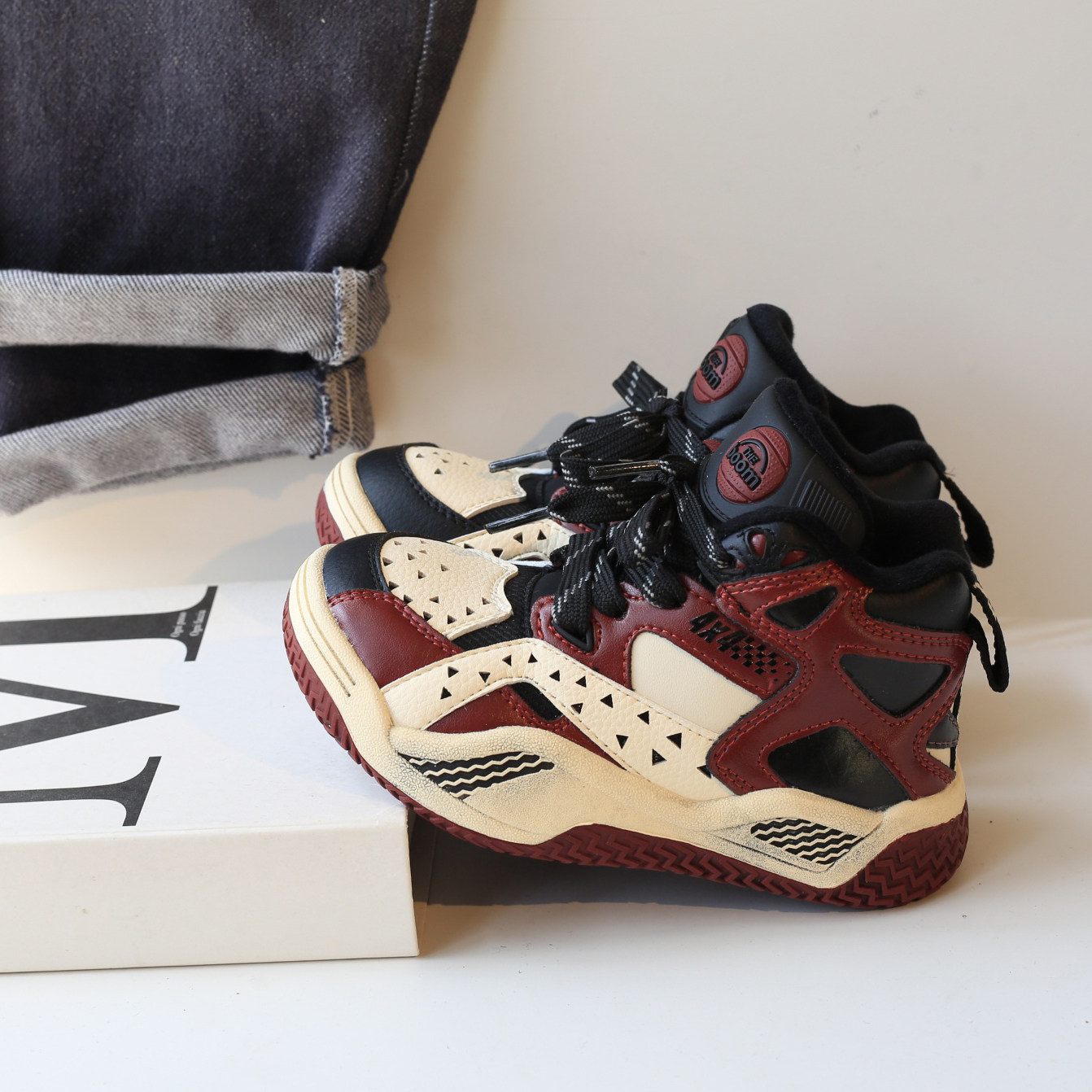 加绒童鞋儿童板鞋男童鞋子中大童高帮篮球鞋女童二棉鞋运动鞋软底,童鞋/婴儿鞋/亲子鞋,板鞋,淘宝优惠券,粉丝福利购,淘宝优惠卷