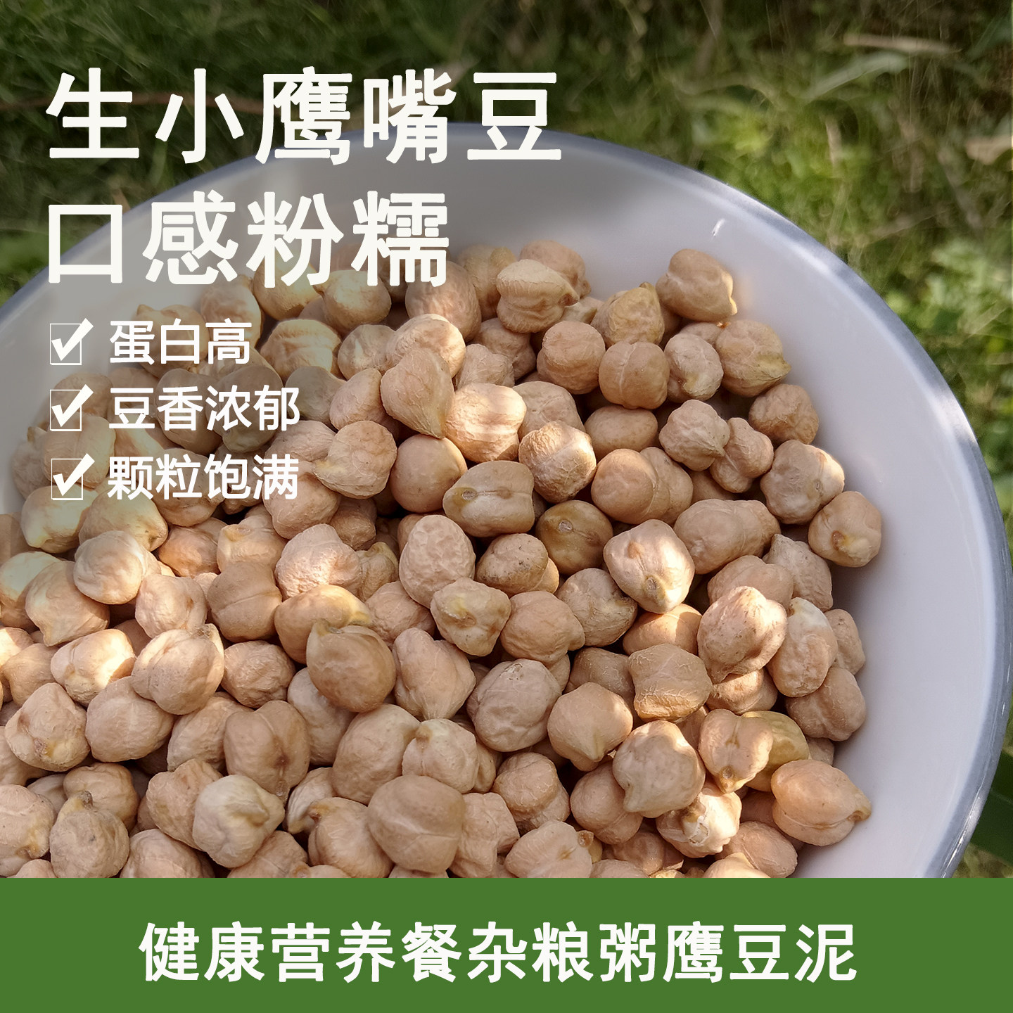 生小鹰嘴豆新疆特产木垒天山奇豆打豆浆发豆芽粗粮2斤