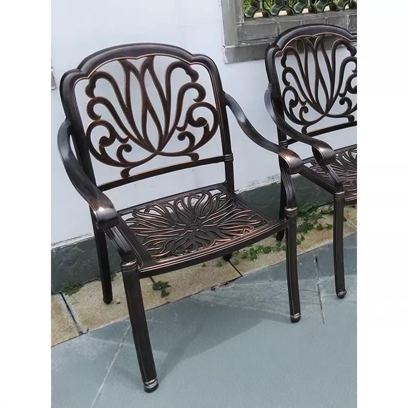 铸铝单桌椅户外别墅庭院阳台休闲椅铁艺室外花园桌椅单人靠背椅,住宅家具,桌椅套件,淘宝优惠券,粉丝福利购,淘宝优惠卷