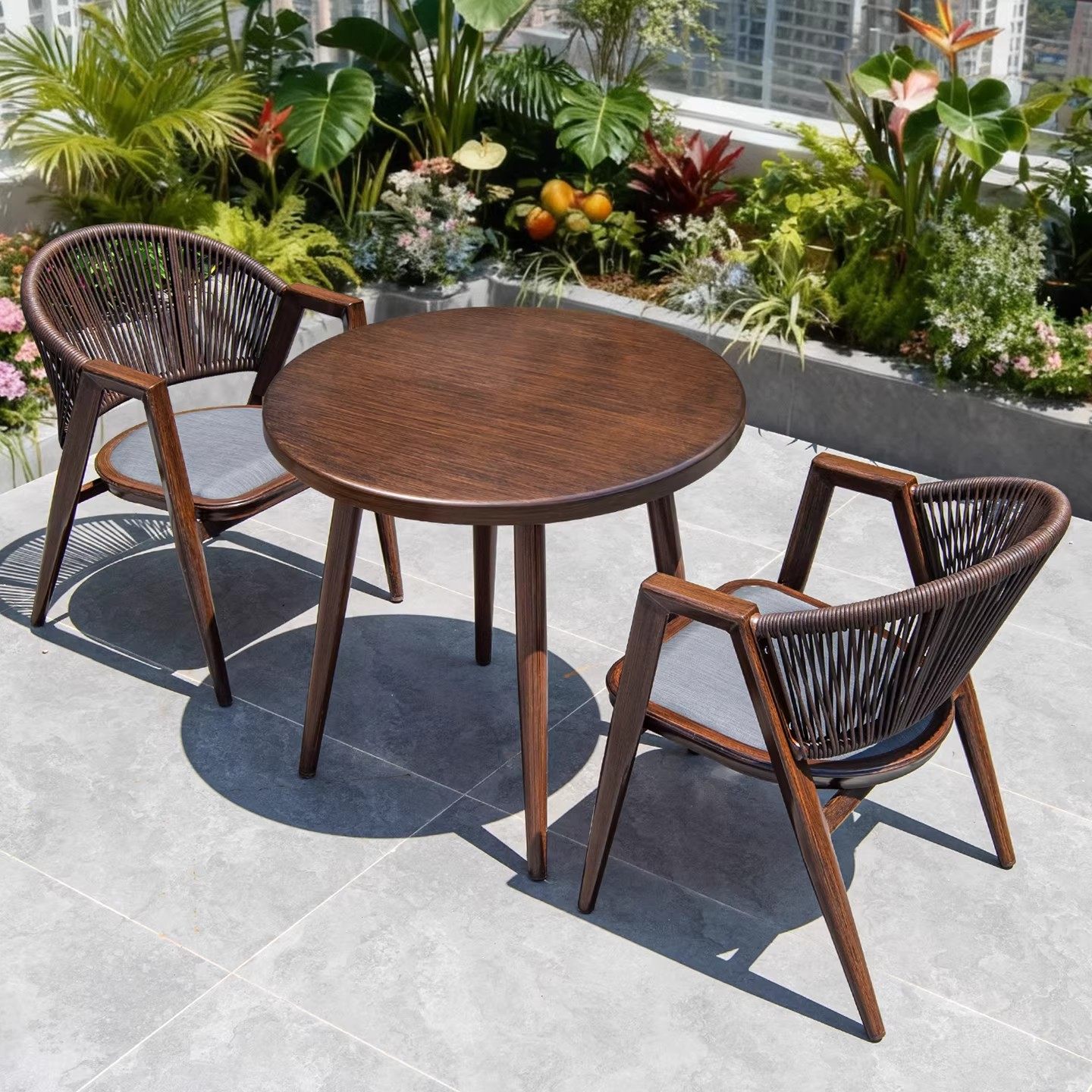 阳台休闲桌椅藤椅三件套组合小户型看书网红一桌两椅露台喝茶桌椅,住宅家具,桌椅套件,淘宝优惠券,粉丝福利购,淘宝优惠卷