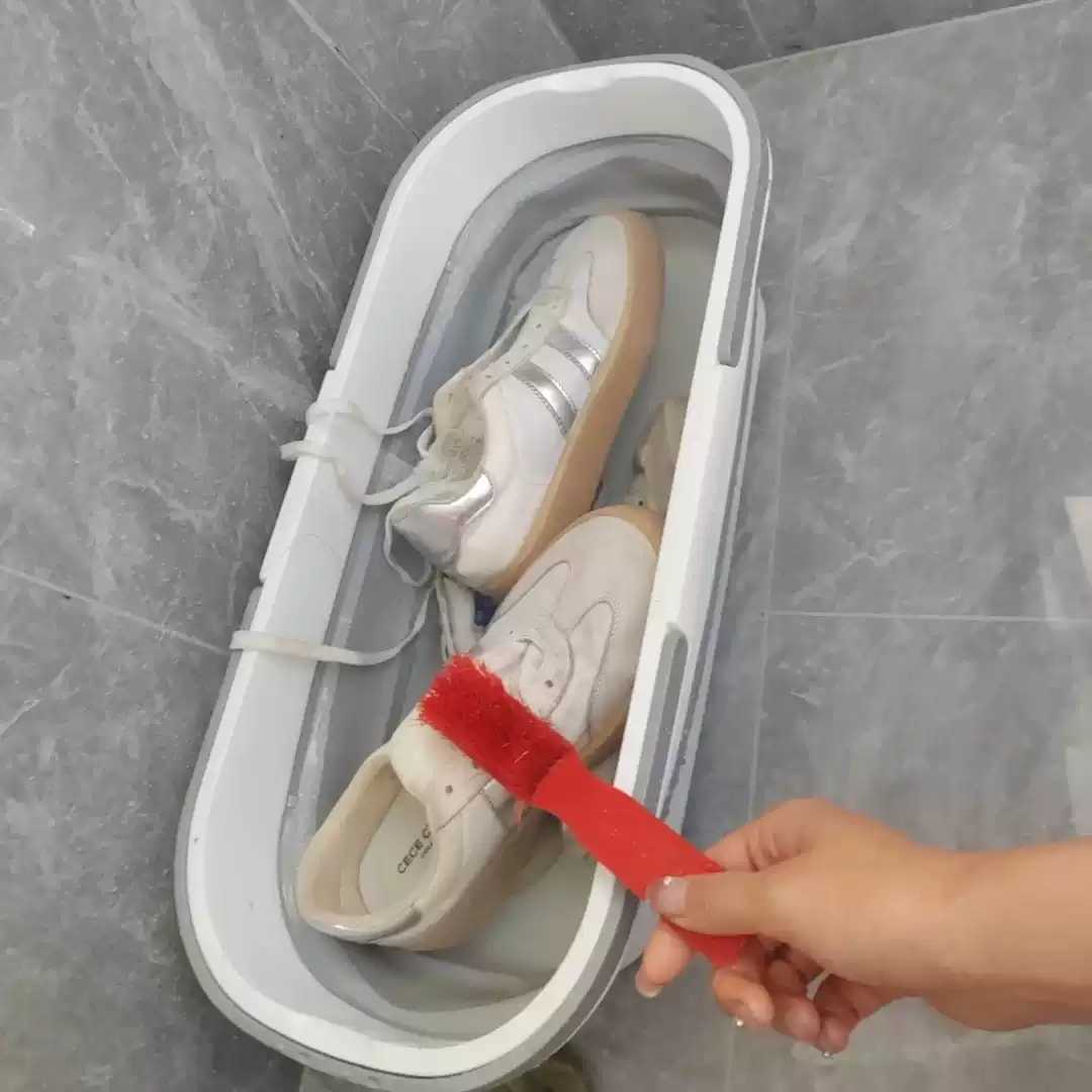 洗鞋专用盆家用大号折叠矽胶