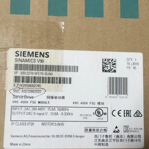 西门子驱动 6SL3210-5FE15-0UA0 ~议价