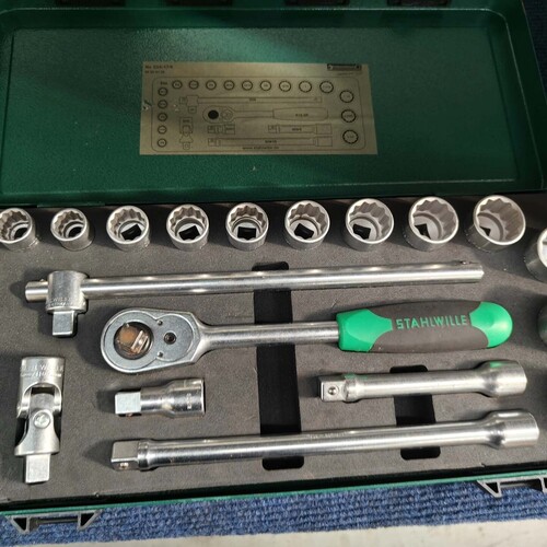 德国STAHLLWILLE达威力工具套装,带原装工具箱,配件 ~议价
