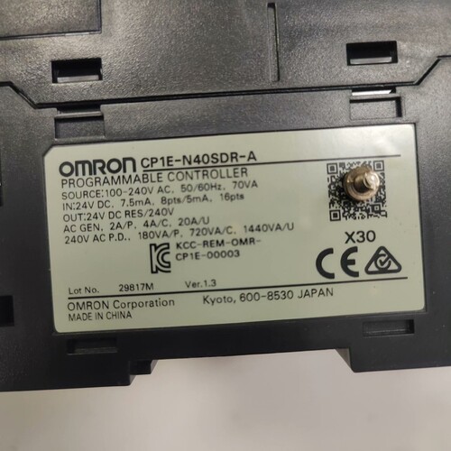 欧姆龙PLC,CP1E-N40SDR-A ,实物拍摄,成色漂 ~议价