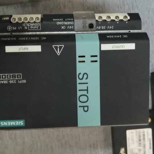 西门子开关电源6EP1336-3BA00,DC24V/20A ~议价