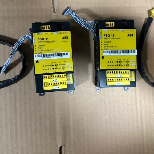 FSO-11 拆机ABB变频器安全通讯接口模块,二手充新成色 ~议价