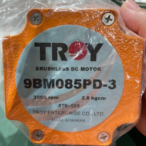 原装TROY泰映直流无刷电机9BM085PD-3，闲置库存现 ~议价