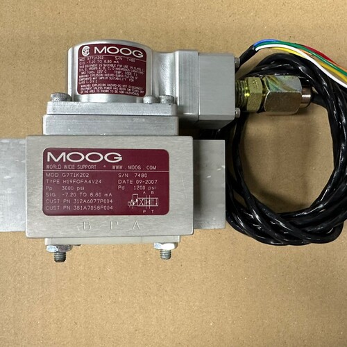 MOOG穆格伺服阀，型号G771K202 ~议价