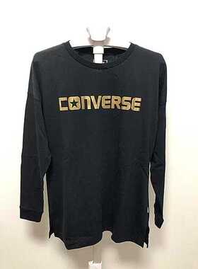 Converse匡威女装2017冬季新款休闲针织运动长袖t恤 10005556-A01