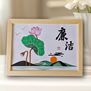 五谷杂粮手工diy材料包粘贴豆子种子大米画清正廉洁儿童制作团建