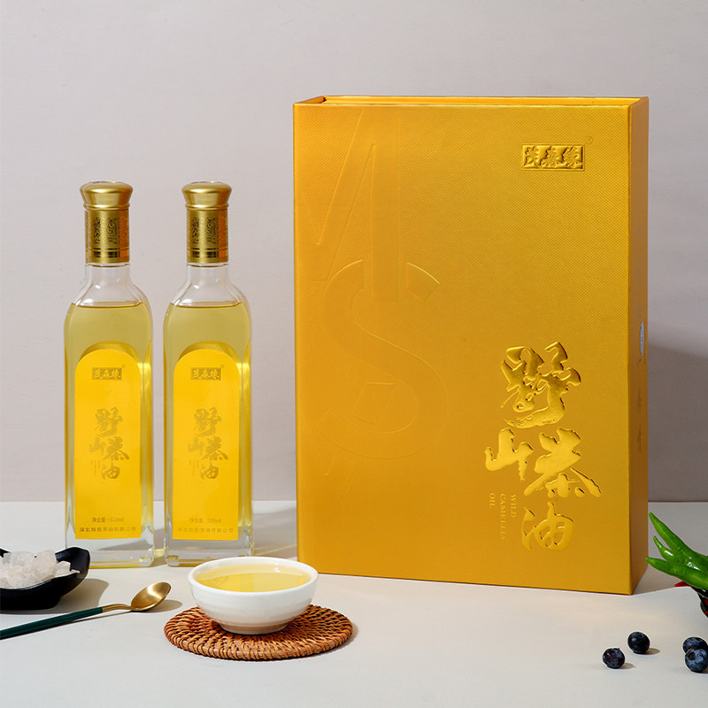 茂森缘山茶油人工优选山茶籽一级山茶油食用油低温冷榨礼盒装