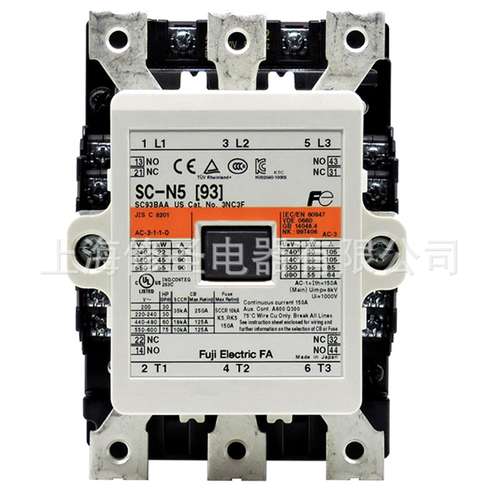 交直流通用接触器SC-N5产地日本富士电梯电磁接触器SC93BAA实物图
