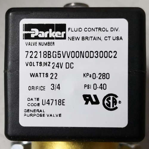 72218BG5VV00N0D300C2  Parker气动阀