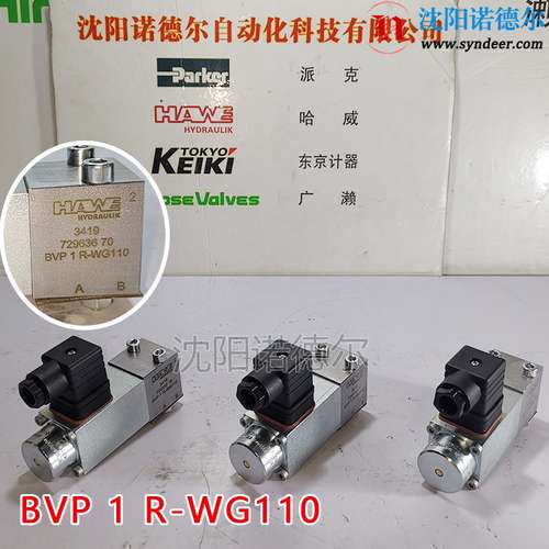 hawe哈威BVP1R-G2 BVP1R-G24 BVP1R-G24EX BVP1R-GM24截止换向阀