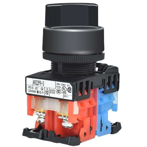 产地日本富士旋钮AR22PR-0/1/2/3选择开关红黑色全新原装量大优惠