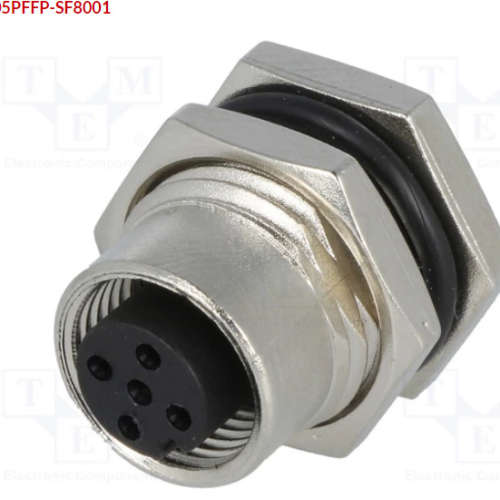M12A-05PFFP-SF8001  圆形连接器 插座; M12;