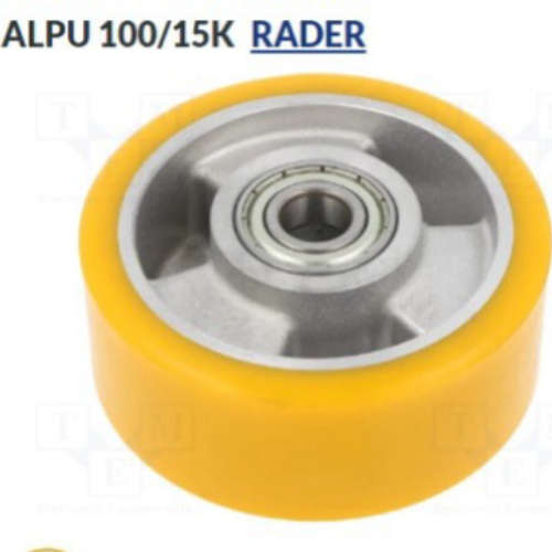 RADER    ALPU 100/15K 运输轮; ?: 100mm;