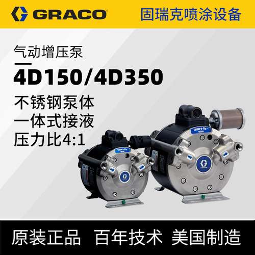 美国GRACO固瑞克4D150高性能隔膜泵 4:1压力不锈钢材质4D350输送