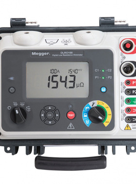 Megger DLRO100EB低电阻测试仪100A微欧表DLRO100