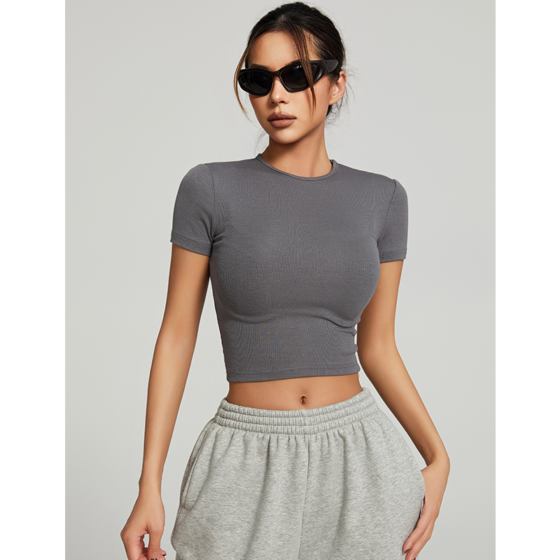 fitlife运动T恤女休闲训练跑步针织透气圆领瑜伽上衣短袖,运动服/休闲服装,运动T恤,淘宝优惠券,粉丝福利购,淘宝优惠卷