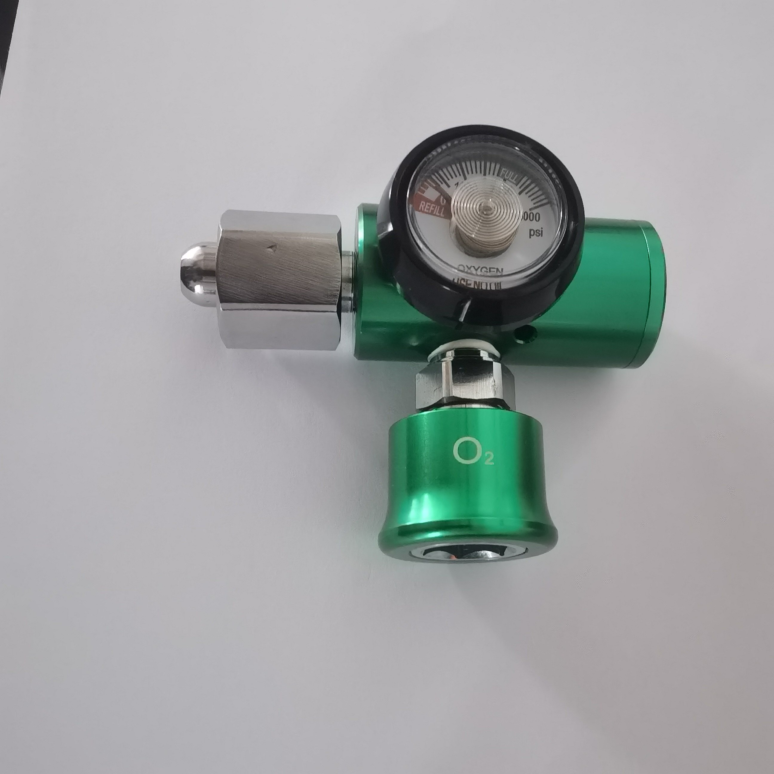 氧气瓶减压阀带表阀门压力表流量计配件家用便携式医用高压