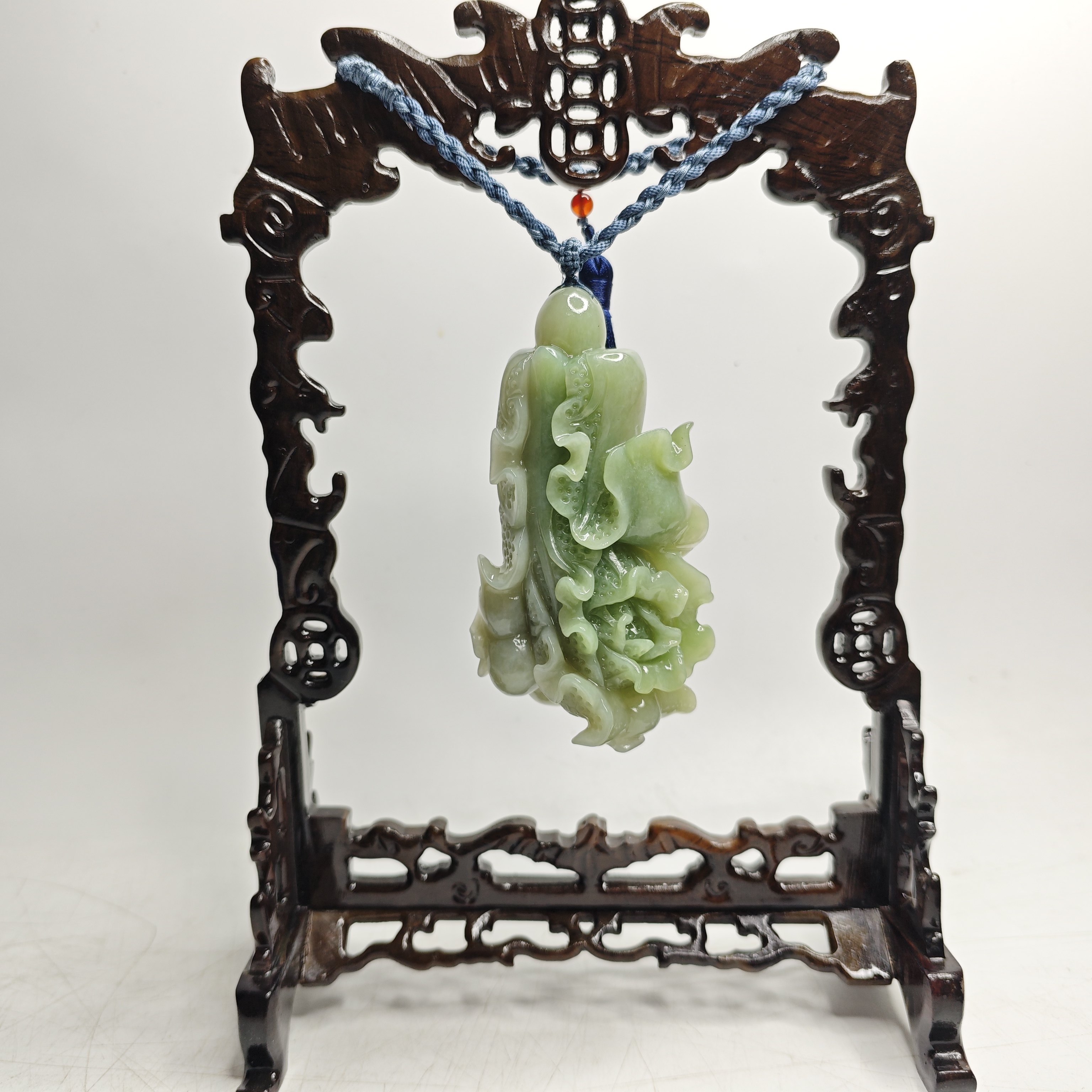 新疆和田玉白菜百财招财进宝风摆件客厅礼品领导长辈家居礼伴手礼