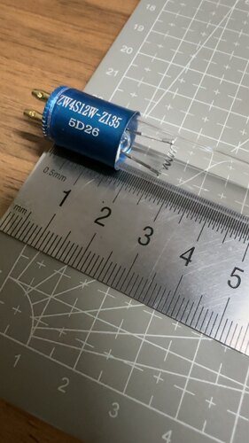 zw4s12w-z135除螨仪配件VCM16A吸尘器紫外线杀菌灯管滤芯6s