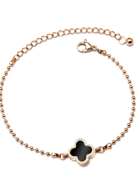 紫色手链s925纯银转运送女朋友