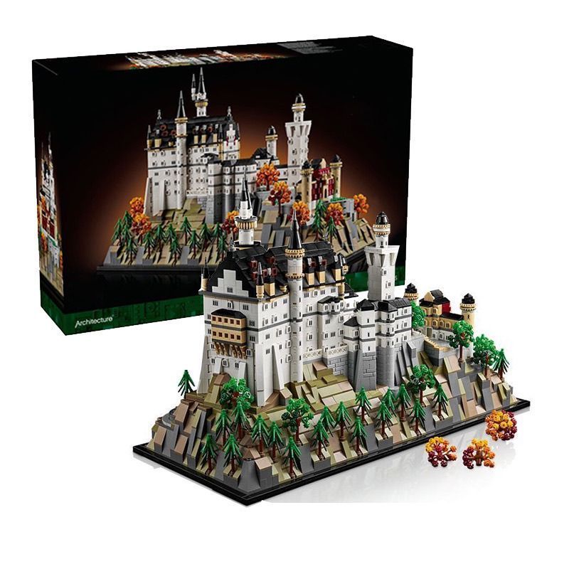 积木建筑系列21063 新天鹅堡地标男女孩拼搭玩具儿高难度5岁以上