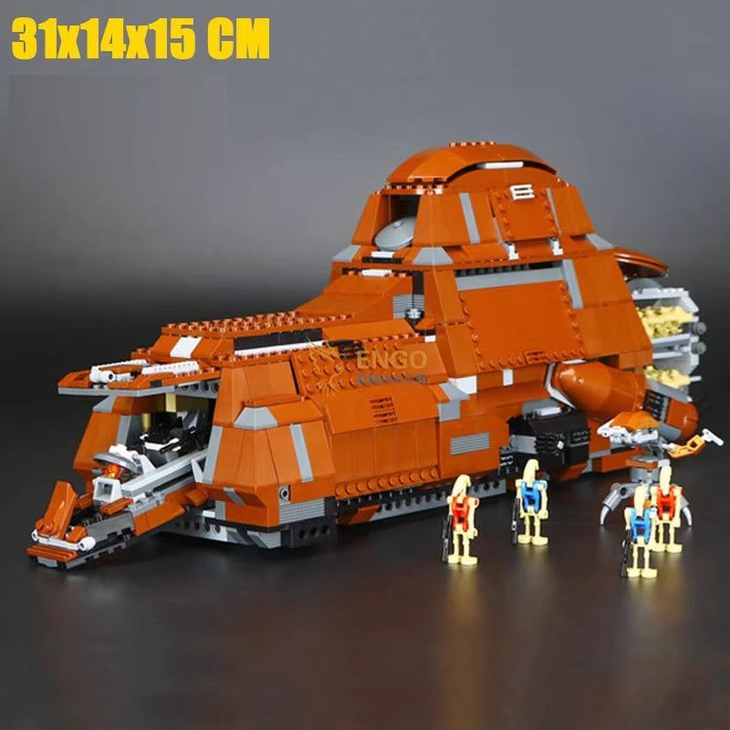 星球大战联合运输坦克贸易联盟拼装积木男孩子6-14岁以难度高6岁
