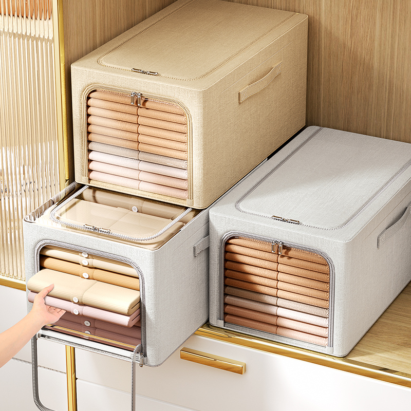 衣服收纳箱家用布艺长方形整理盒