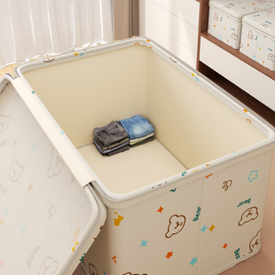 衣服收纳箱家用大容量可折叠被子整理盒衣柜抽屉式带盖衣物储物筐