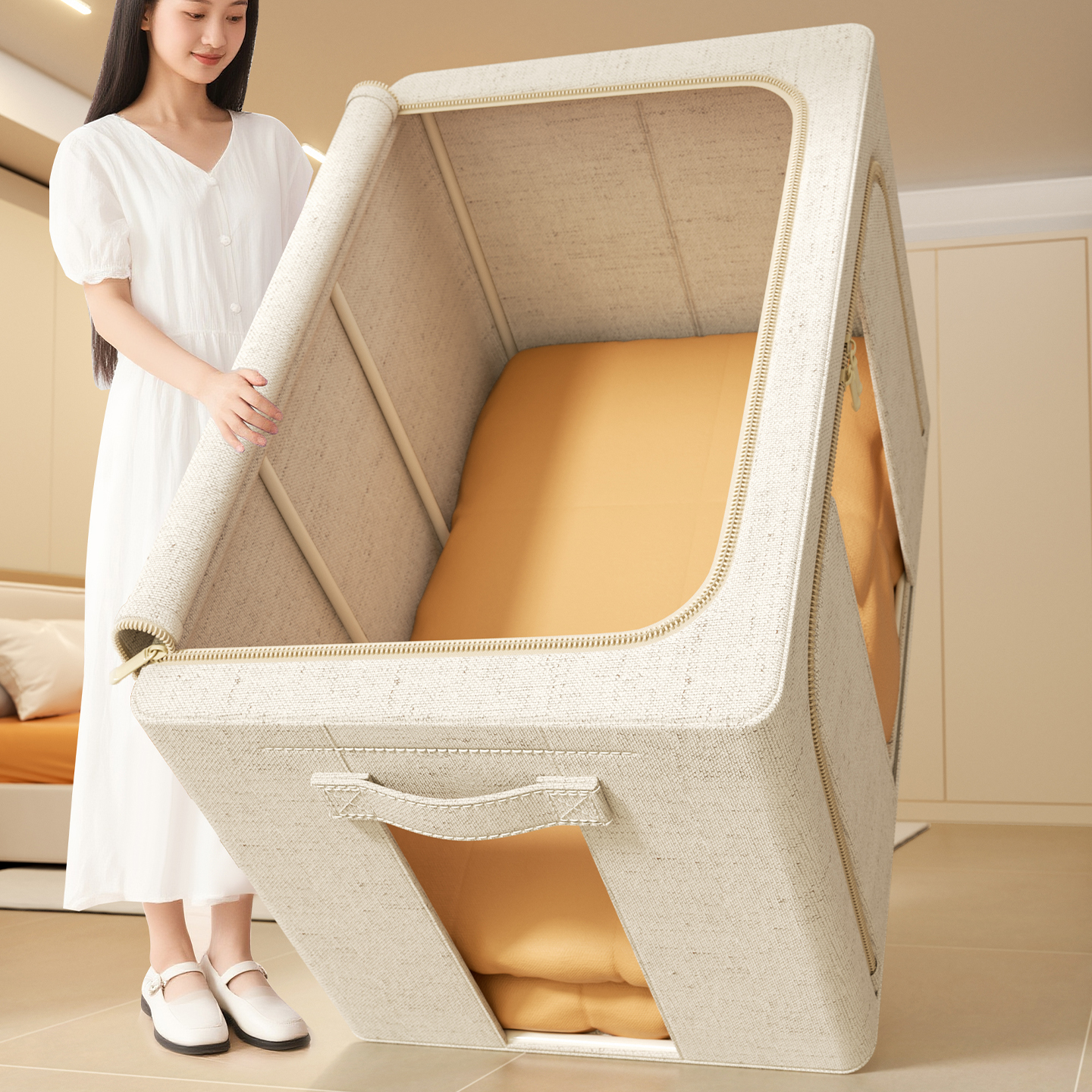 衣物收纳箱家用大容量可折叠整理