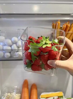冰箱侧门收纳盒家用鸡蛋食物分装储物整理神器厨房水果蔬菜保鲜盒