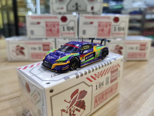 164奥迪R8LMS合金车模
