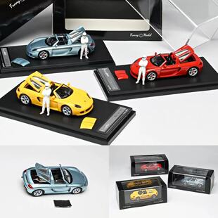 Funny Model 1:64 保时捷Carrera卡雷拉GT合金汽车模型收藏品摆件