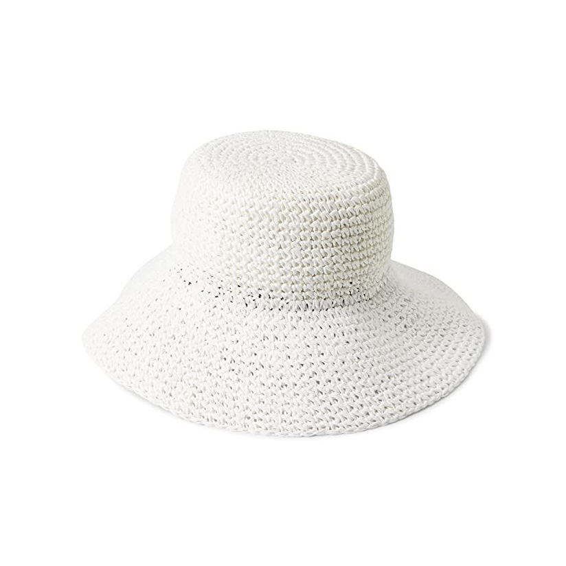 kate spade 凯特·丝蓓 crushable 立体钩编钟形帽女