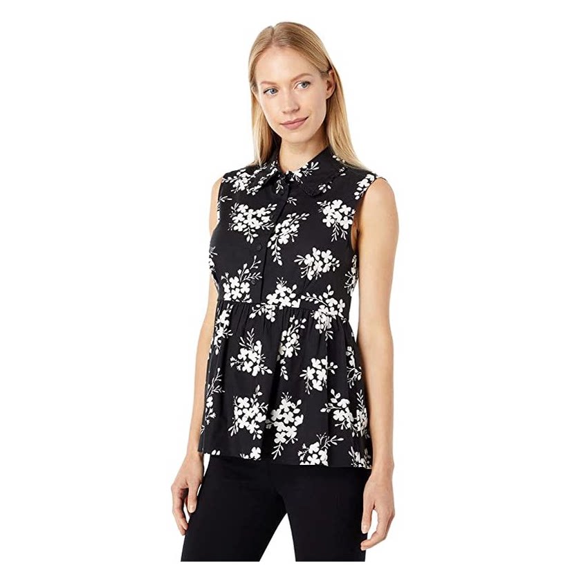 kate spade 凯特·丝蓓 clusters 花朵带荷叶边卫衣女