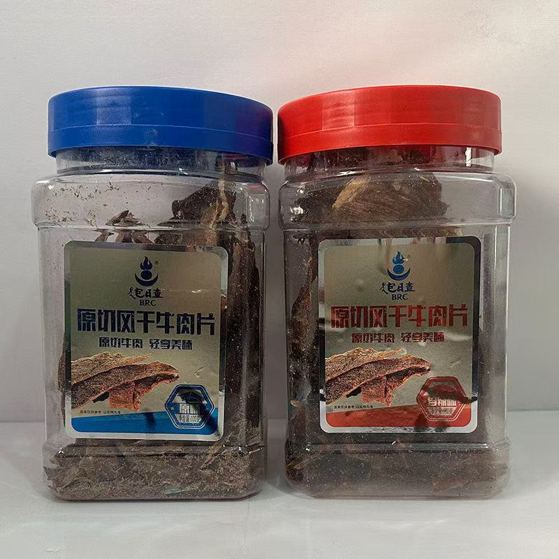 包日查牛肉薄脆内蒙古特产牛肉薄脆牛肉片内蒙特产牛肉片罐装鲜脆